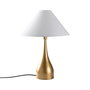 Opviq Luna - 15276 Lámpara de mesa Dorado y Blanco
